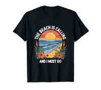 La Playa está Llamando y Debo irme, Viaje de Verano a la Playa Camiseta