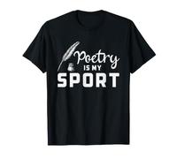La poesía es mi Deporte Poeta Escritora Escritura Creativa Camiseta