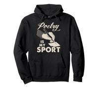 La poesía es mi Deporte Poeta Escritora Escritura Creativa Sudadera con Capucha