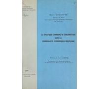 La Politique Commune De Conjoncture Dans La Communauté Économique Euro