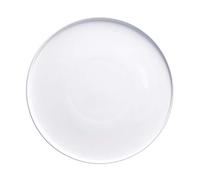 La Porcelana Blanca - Platos Juego de 2 piezas - Decoración Casa, Cocina - Línea Esencial Gourmet - Idea de regalo - New Bone China - Ø 32; h1,9 cm