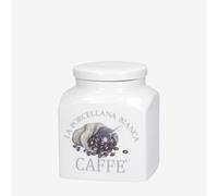 La Porcelana Blanca – Tarro de porcelana decorado Café Conserva