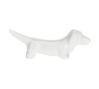 la Porcellana Bianca - Granja, Bandeja para Cubiertos con Perro - Caja de Regalo, 6 Unidades - Granja, Cubiertos - Porcelana - 7,5 cm