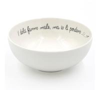 LA PORCELLANA BIANCA - Los Honestos Cuenco Cereales Ø 14 cm, Porcelana