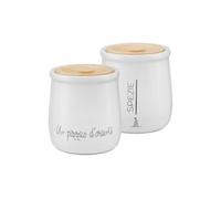 LA PORCELLANA BIANCA - Los honestos Tarro Especias Gift Box, Stoneware
