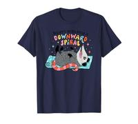 La postura de yoga de hoy es espiral descendente diseño divertido Camiseta