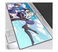 La presentadora desarrolla la alfombrilla de ratón Anime Extended XXL,alfombrilla de ratón Speed Gaming,la alfombrilla de ratón grande Anime de 800x300mm con base de goma antideslizante,para PC,C