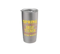 La primavera es un buen momento para levantar pesas Fitness Vaso térmico de acero inoxidable de doble pared