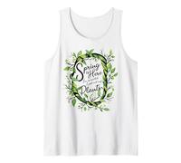 La primavera está aquí Estoy tan emocionado que solo mojo mis plantas Camiseta sin Mangas