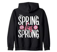 La Primavera ha surgido Feliz Pascua Ostara Bendiciones Equinoccio Sudadera con Capucha