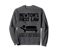 La primera ley de Newton Un cuerpo en reposo tiende a permanecer en reposo Sudadera