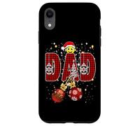 La Primera Navidad como papá Jingle Balls es el Mejor papá de Navidad para él y para Ella Carcasa para iPhone XR