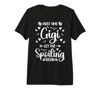 La Primera Vez Que Gigi Deja Que comience el estropeo - Baby Reveal Camiseta Premium