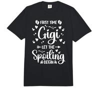La Primera Vez Que Gigi Deja Que comience el estropeo - Baby Reveal Comfort Colors Adult Heavyweight T-Shirt