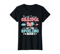 La primera vez que la abuela deja que comience el botín divertido Nana Mimi Camiseta