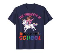 La Princesa está de Vuelta a la Escuela Dabbing Ride Unicorn para niña Camiseta