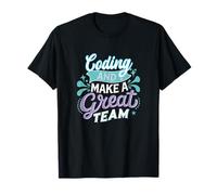 La programación y yo formamos un Gran Equipo Funny Geek Gamer Tech Design Camiseta