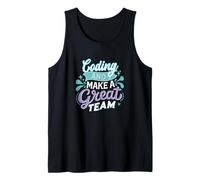 La programación y yo formamos un Gran Equipo Funny Geek Gamer Tech Design Camiseta sin Mangas