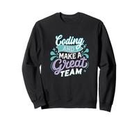 La programación y yo formamos un Gran Equipo Funny Geek Gamer Tech Design Sudadera