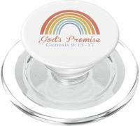 La Promesa de Dios Génesis 9:13-17 Rainbow Christian PopSockets PopGrip para MagSafe