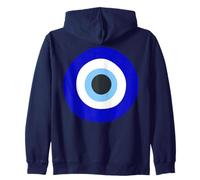 La protección contra el Mal de Ojo es un Amuleto gráfico de Nazar para Mujeres Sudadera con Capucha