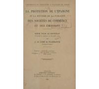 La Protection De Lépargne Et La Réforme De La Publicité Des Sociétés D