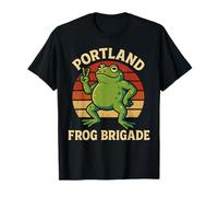 La protesta de la Brigada de Ranas de Portland resiste la Paz Divertida Camiseta