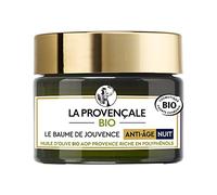 La Provençale - Le Baume de Jouvence Anti-Age Nuit - Soin Visage Nuit - Certifié Bio - Huile d'Olive Bio AOC Provence - Pour Tous Types de Peaux, Même Sensibles - 50 ml