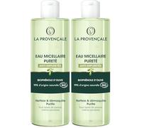 La Provençale - L'Eau Micellaire Pureté - Certifié Bio - Feuilles d'Olivier Bio - Pour Tous Types de Peaux, Même Sensibles - 400ml (Paquete de 2)