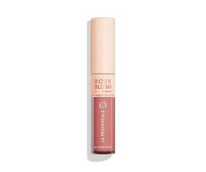 La Provençale Orgánico - Rosy Blush - Rubor hidratante líquido de larga duración, enriquecido con vitamina E, tez fresca y luminosa, color rosa aplastado (01)