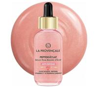 La Provençale Péptido Brillo - Sérum Rose Booster Antifatiga - Oliva violeta - Péptidos, Vitamina C* y Pigmentos luminosos - Todos los tipos de piel - Eficacia comprobada - 30 ml (embalaje variable)