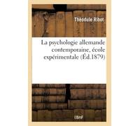 La psychologie allemande contemporaine, école expérimentale