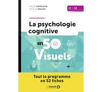 La psychologie cognitive en 50 visuels L1 L2: Tout le programme en 52 fiches