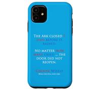 La puerta del Arca cerró 7 días antes de que lloviera Génesis 7 16 Carcasa para iPhone 11