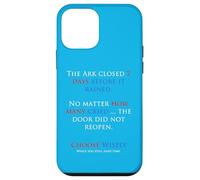 La puerta del Arca cerró 7 días antes de que lloviera Génesis 7 16 Carcasa para iPhone 12 mini