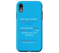 La puerta del Arca cerró 7 días antes de que lloviera Génesis 7 16 Carcasa para iPhone XR