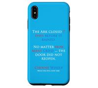 La puerta del Arca cerró 7 días antes de que lloviera Génesis 7 16 Carcasa para iPhone XS Max