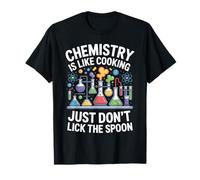 La química es como cocinar, no Lamas Cuchara Ciencia Camiseta