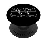 La química es Divertida Elementos químicos Divertidos Tabla periódica PopSockets PopGrip Adhesivo