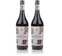 La Quintinye - Vermouth Royal Rojo 750ml, 16,5º - Libera un complejo y suntuoso bouquet de aromas. (Paquete de 2)