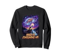 La Rabia cósmica de la Langosta me está consumiendo Aullando a la Luna Sudadera