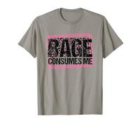 La rabia me consume arte declaración Camiseta