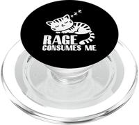 La Rabia me Consume Gato Gracioso sarcástico Humor Enojado Meme Ira PopSockets PopGrip para MagSafe