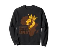 La realeza Corre en mi ADN Legado de Sangre Africana Historia Negra Sudadera