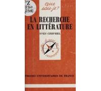 La Recherche En Littérature (ebook)