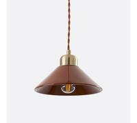 LA REDOUTE INTERIEURS Lámpara De Techo De Cerámica Ø20 Cm, Nilana. Talla talla única. Color Marrón