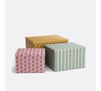 LA REDOUTE INTERIEURS Lote De 3 Cajas Nido Con Tapa, ASTI. Talla talla única. Color Estampado Multicolor