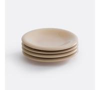 LA REDOUTE INTERIEURS Lote De 4 Platos De Postre, Cerámica Gres Esmaltada, Toria. Talla talla única. Color Beige Crudo