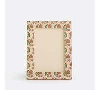 LA REDOUTE INTERIEURS Marco De Mesa, Estampado De Flores, 16,5 X 21,5 Cm, INA. Talla talla única. Color beige rosa