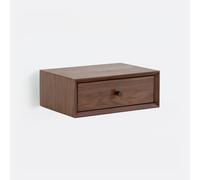 LA REDOUTE INTERIEURS Mesita De Noche De Pared 1 Cajón, QUILDA. Talla talla única. Color madera oscura